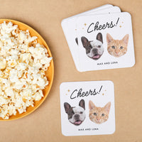 Custom Face Coasters - Cheers Pets