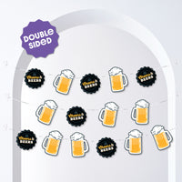 Cheers and Beers Garland Banner - 15 Pc