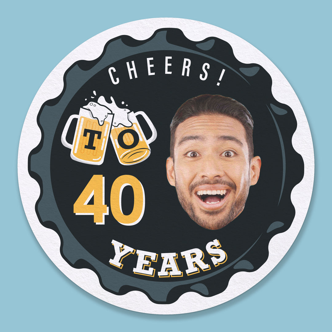 Custom Photo Coasters - Cheers & Beers