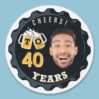 Custom Photo Coasters - Cheers & Beers