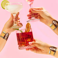 Custom Cheers and Beers Temporary Tattoos - 12 Ct