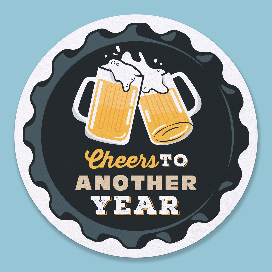 Drink Coasters - Cheers & Beers - 25 Ct