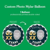 Custom Face Balloon - Cheers & Beers - Double Sided - 1 Ct