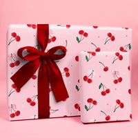 Cherries & Bows Wrapping Paper