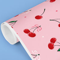 Cherries & Bows Wrapping Paper
