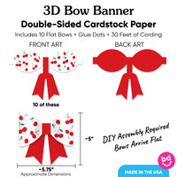 Cherry On Top - 3D Bow Banner