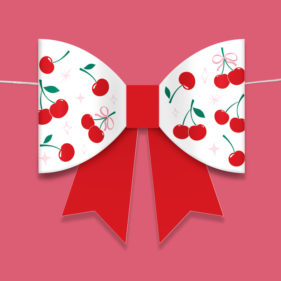 Cherry On Top - 3D Bow Banner