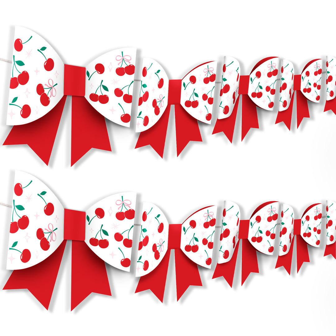 Cherry On Top - 3D Bow Banner