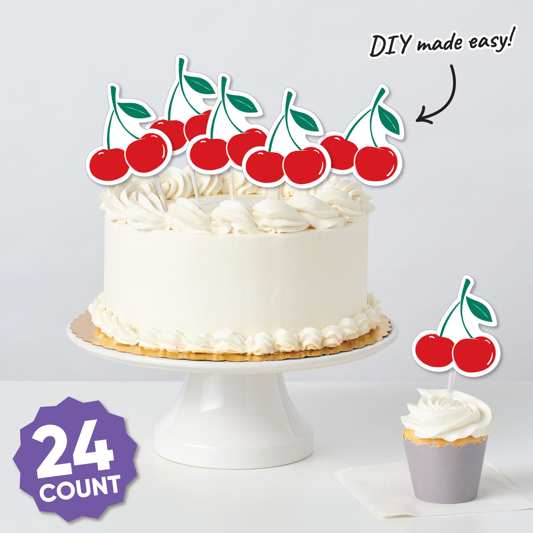 Cherry Cut-Outs - 24 Ct