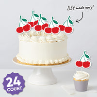 Cherry Cut-Outs - 24 Ct