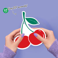 Cherry Garland Banner - 15 Pc