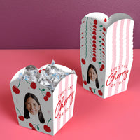 Custom Face Cherry On Top Treat Boxes - 12 Ct