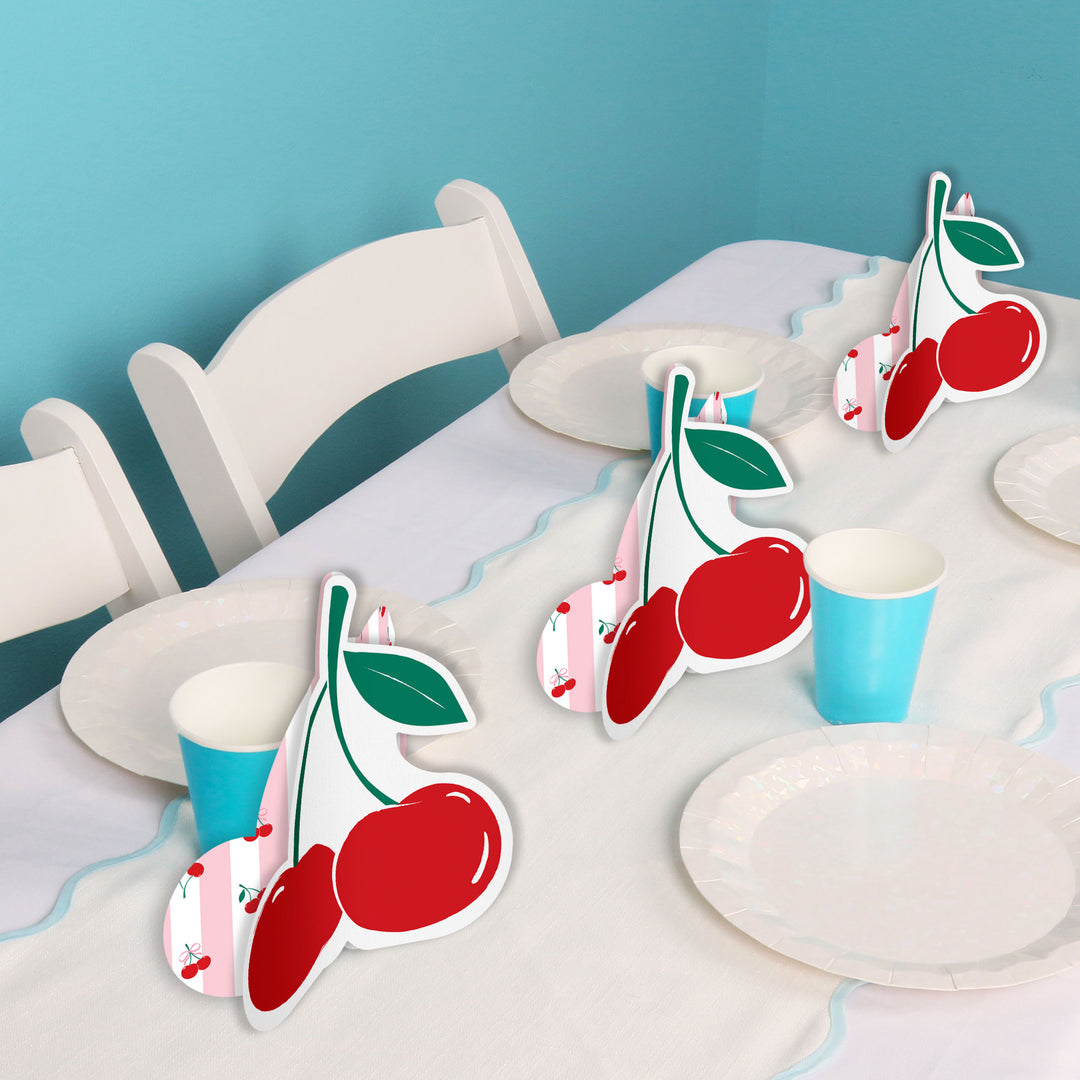 Cherry 3D Centerpieces - 8 Ct