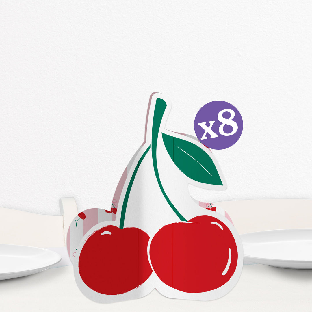 Cherry 3D Centerpieces - 8 Ct