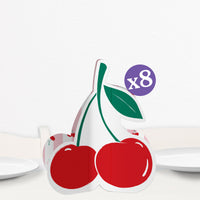 Cherry 3D Centerpieces - 8 Ct
