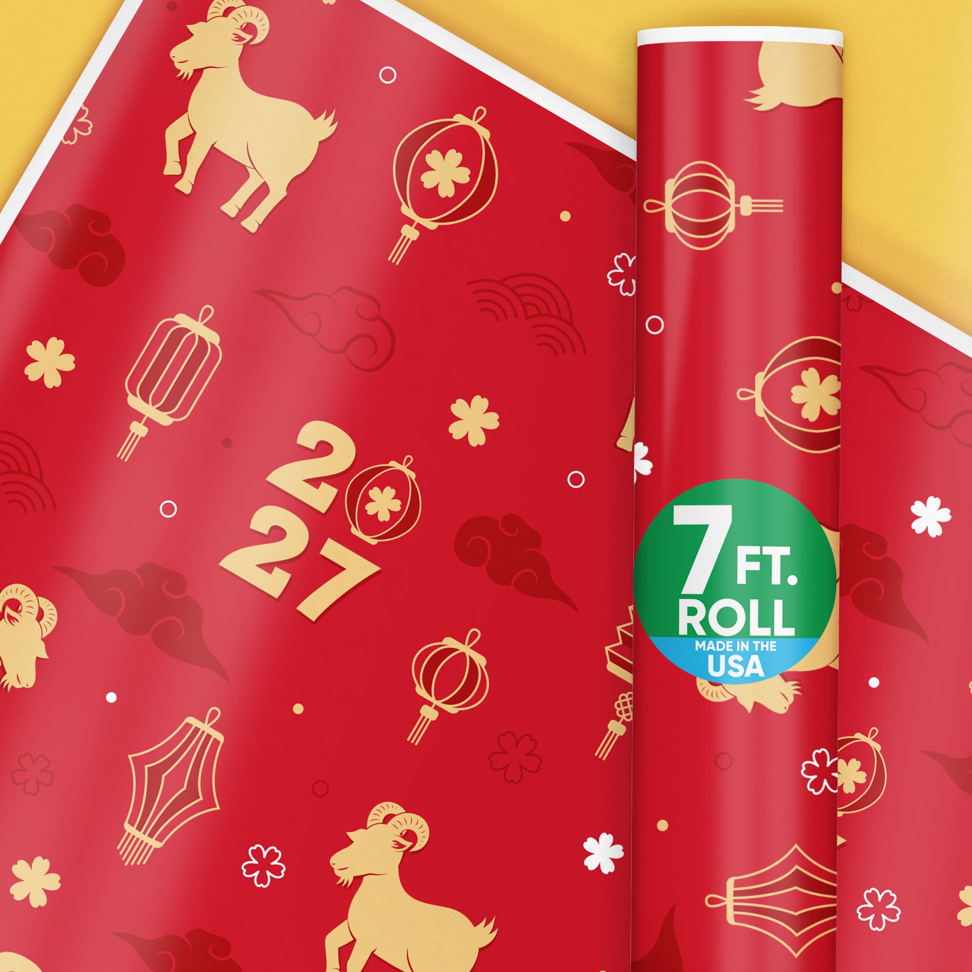 Lunar New Year Wrapping Paper – Holiday Gift Wrap