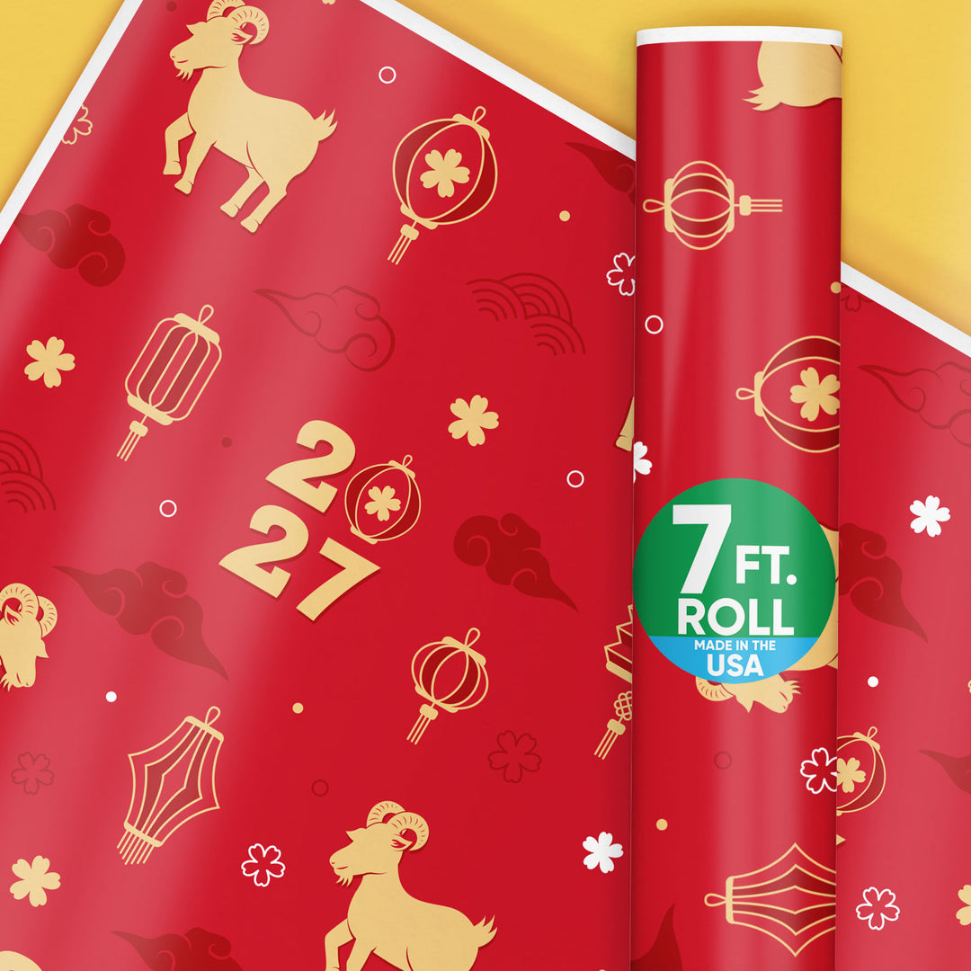 2027 Lunar New Year - Wrapping Paper