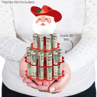 Christmas Cowboy Cash Cake
