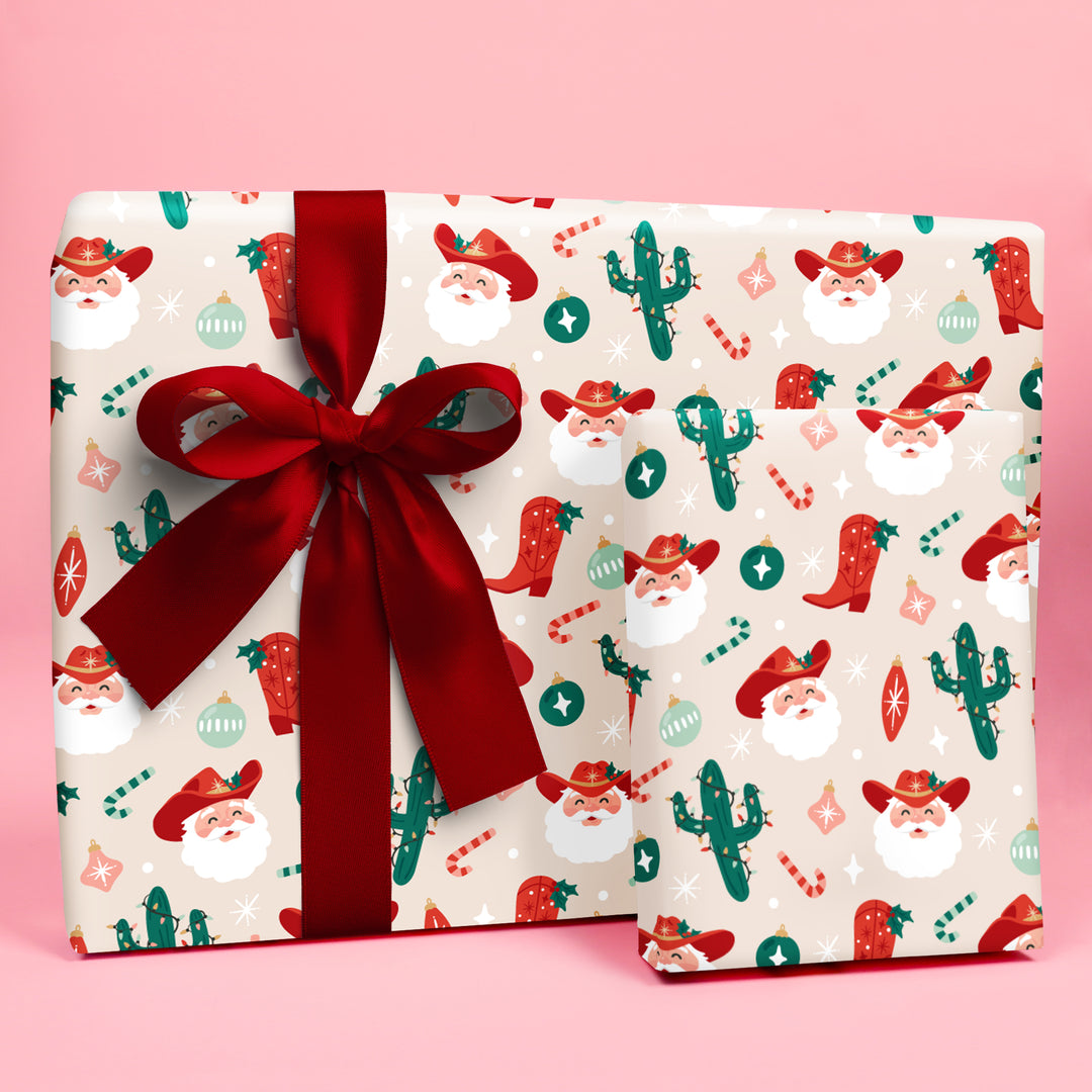 Cowboy Christmas - Wrapping Paper