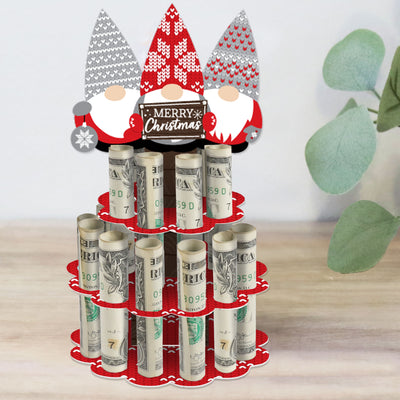 Christmas Gnomes - DIY Holiday Party Money Holder Gift - Cash Cake