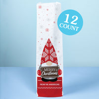 Custom Text Wine Bags - Christmas Gnomes