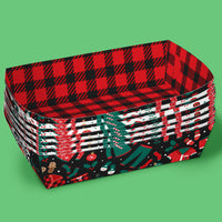 Christmas Pajamas Paper Food Trays - 12 Ct