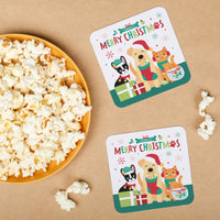 Drink Coasters - Christmas Pets - 25 Ct
