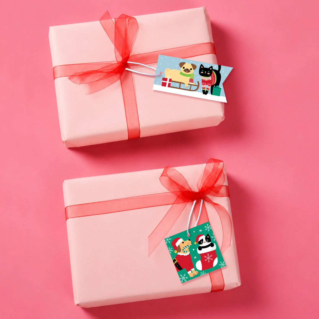 Christmas Pets Gift Tags - 24 Ct