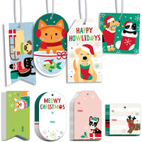 Christmas Pets Gift Tags - 24 Ct