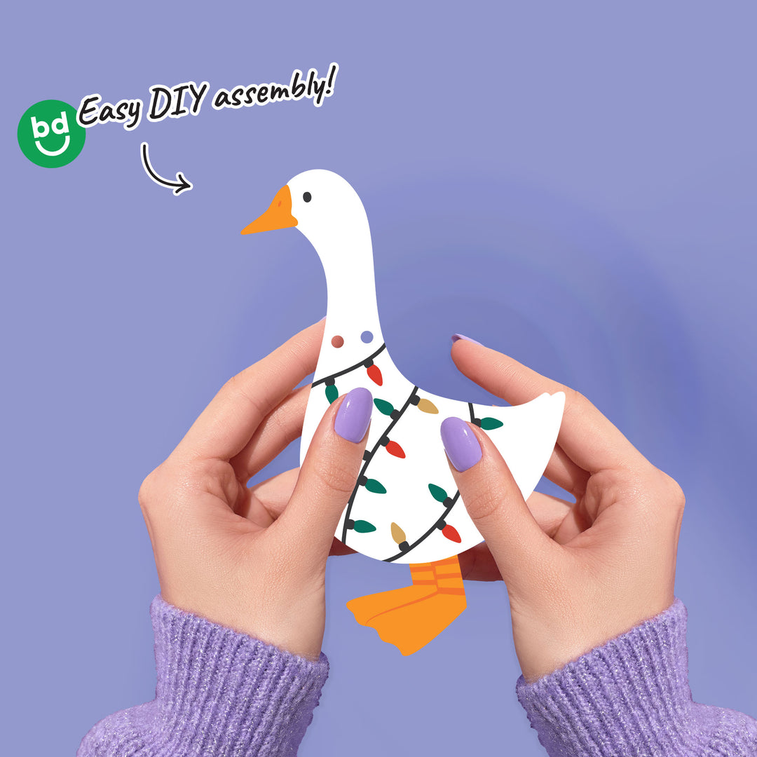 Christmas Silly Goose Garland Banner - 15 Pc
