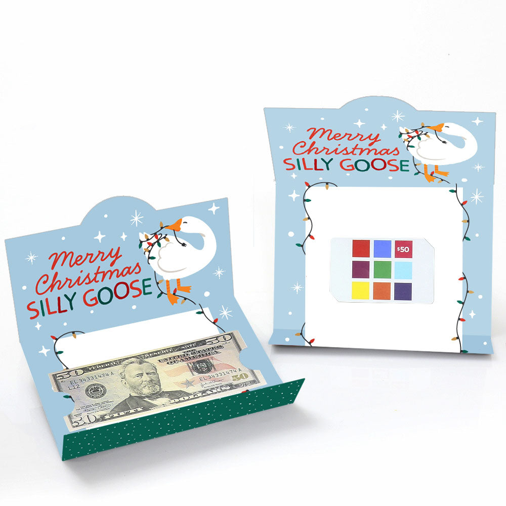 Christmas Silly Goose Money and Gift Card Holders 8 - Ct