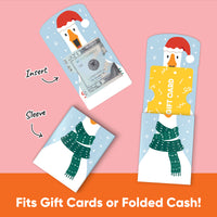 Christmas Silly Goose Nifty Gifty Card Holders - 8 Ct