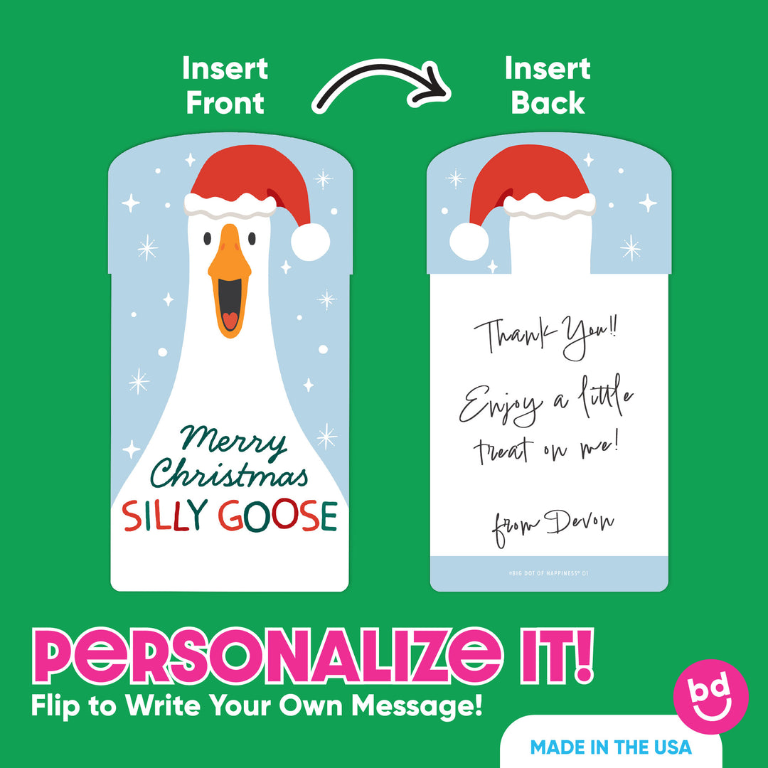 Christmas Silly Goose Nifty Gifty Card Holders - 8 Ct