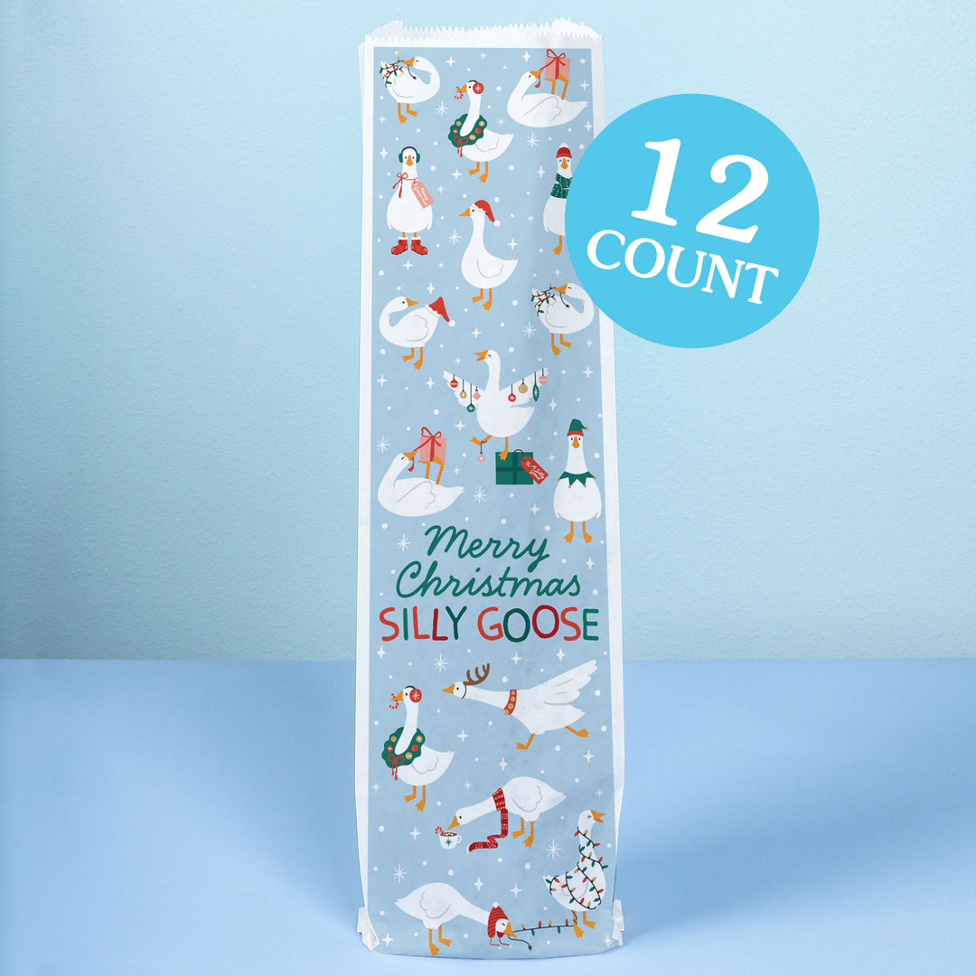 Wine Bags - Christmas Silly Goose