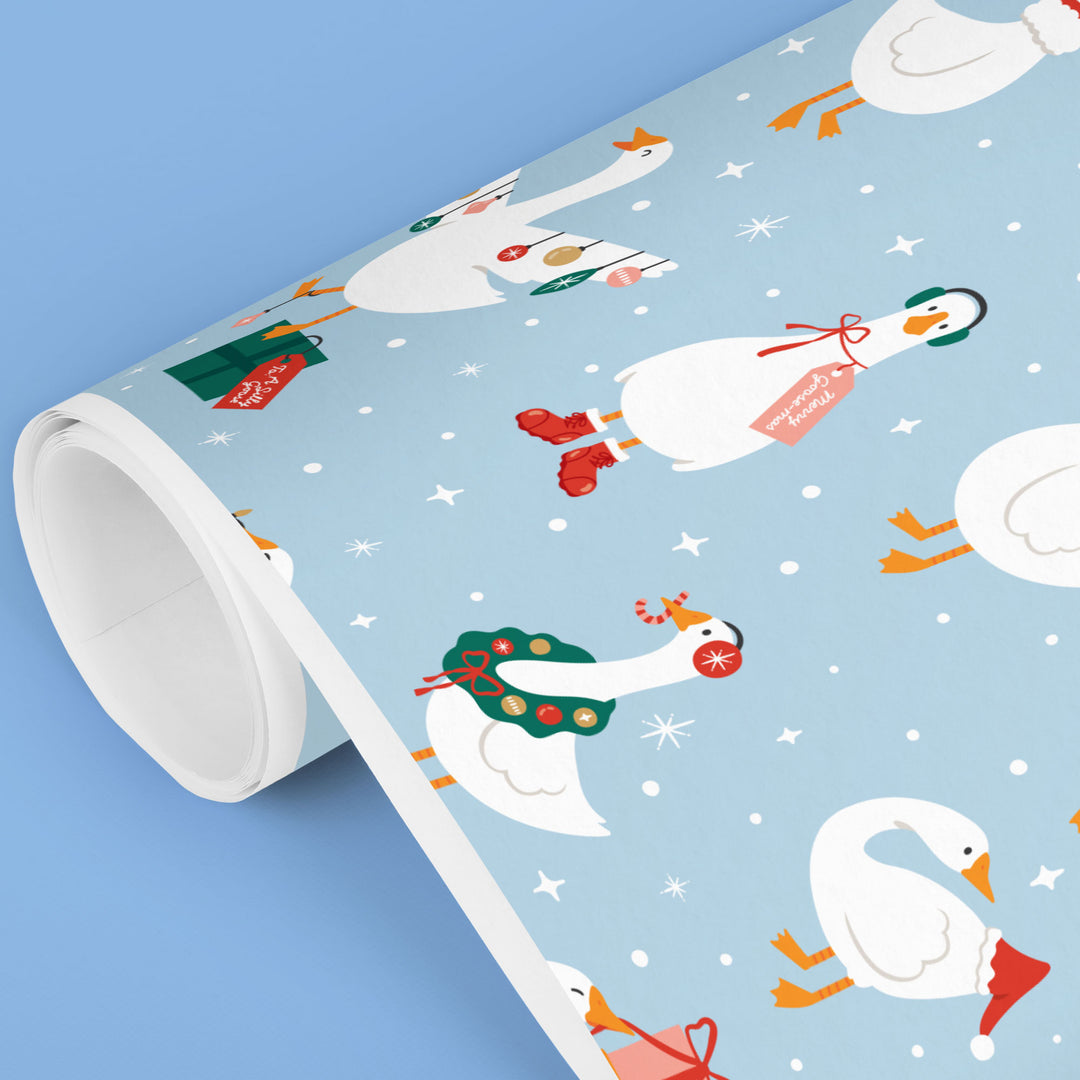 Christmas Silly Goose - Wrapping Paper