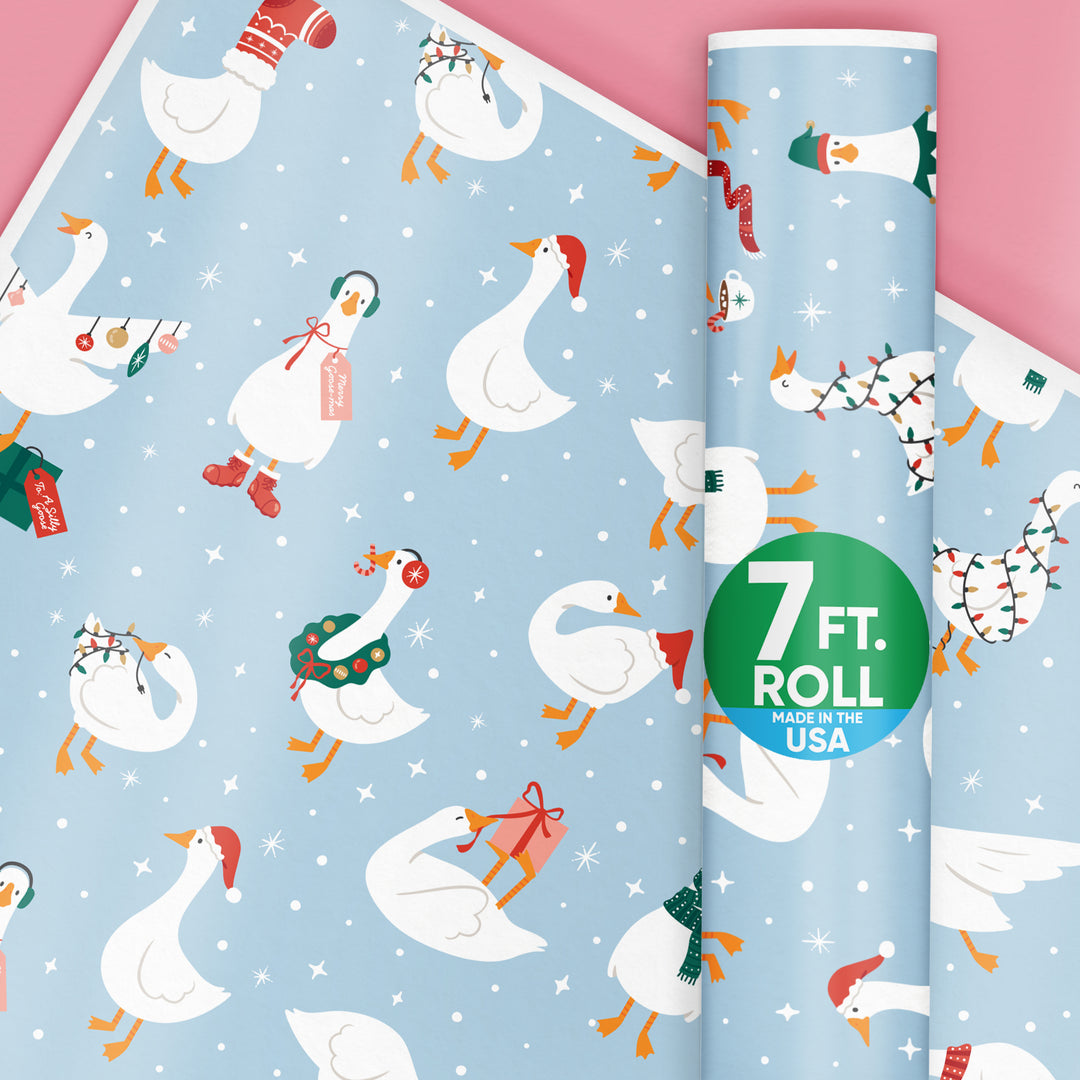 Christmas Silly Goose - Wrapping Paper