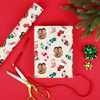 Custom Photo Wrapping Paper - Christmas Stockings