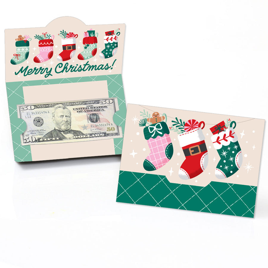 Christmas Stockings Money and Gift Card Holders 8 - Ct
