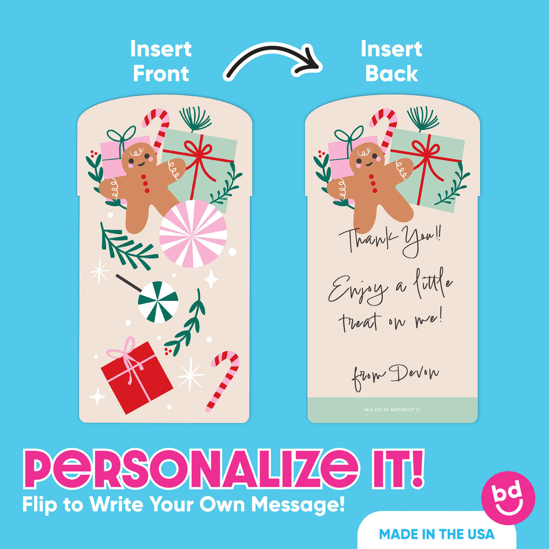 Christmas Stockings Nifty Gifty Card Holders - 8 Ct