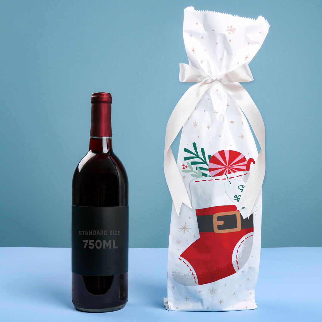 Wine Bags - Christmas Stockings
