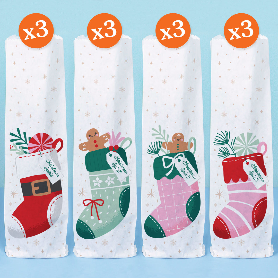 Wine Bags - Christmas Stockings