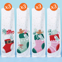 Wine Bags - Christmas Stockings