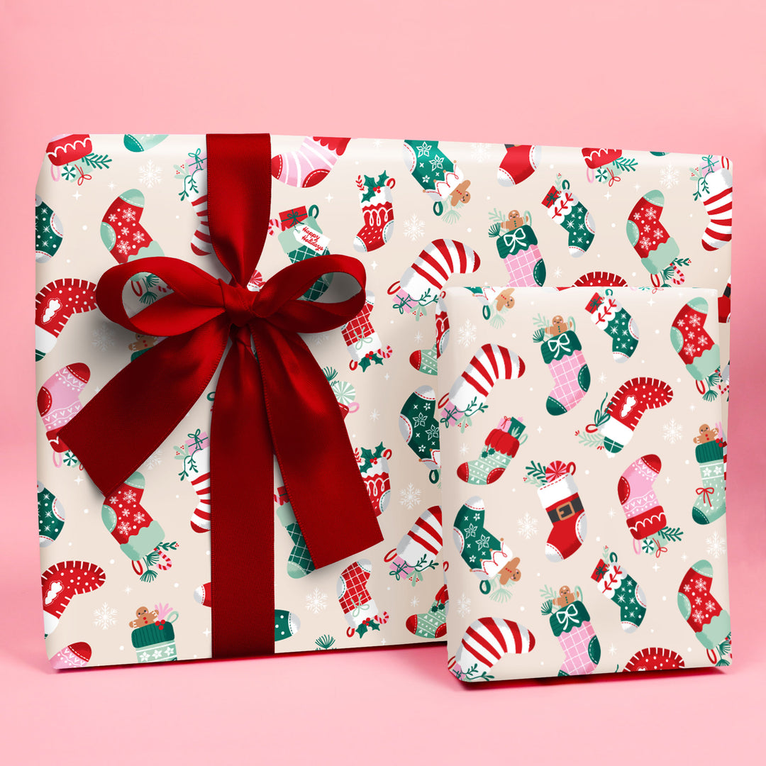 Christmas Stockings - Wrapping Paper