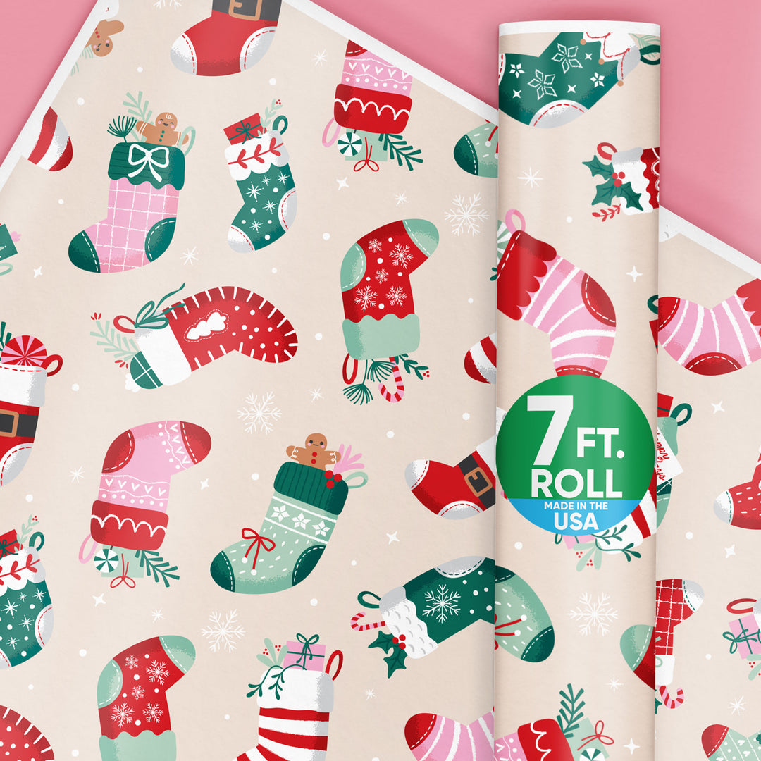 Christmas Stockings - Wrapping Paper