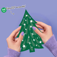 Christmas Trees Garland Banner - 15 Pc