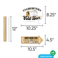 Cold One for the Old One Funny Photo Props - 10 Ct