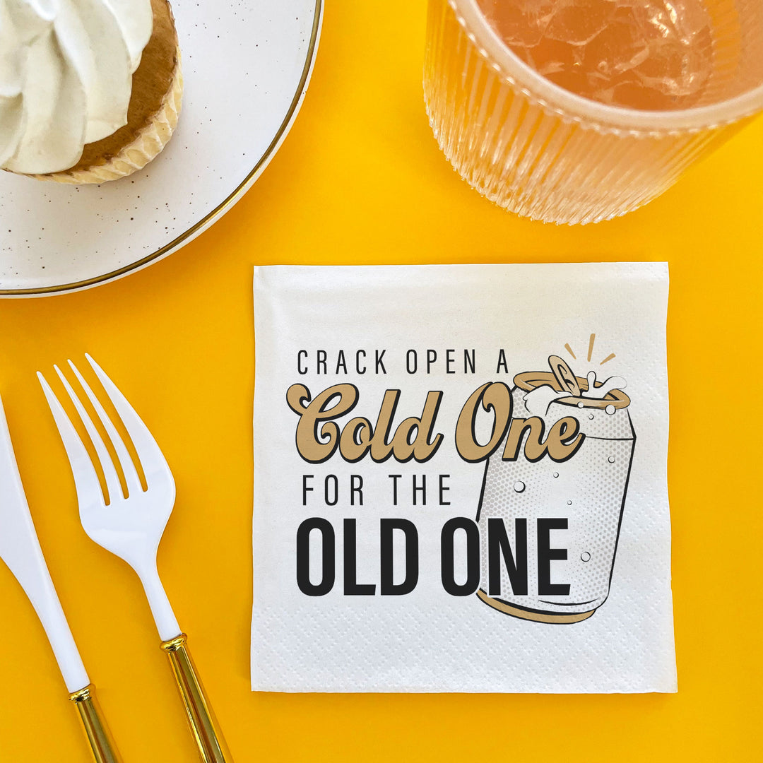 Napkins - Cold One for the Old One - 24 Ct