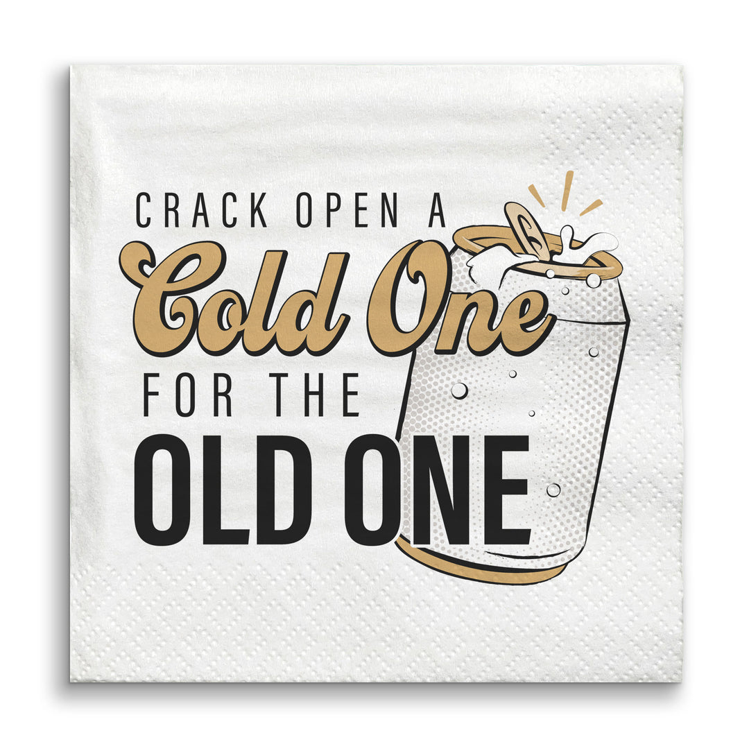 Napkins - Cold One for the Old One - 24 Ct