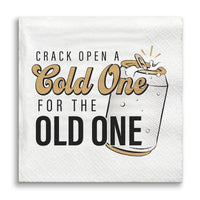 Napkins - Cold One for the Old One - 24 Ct