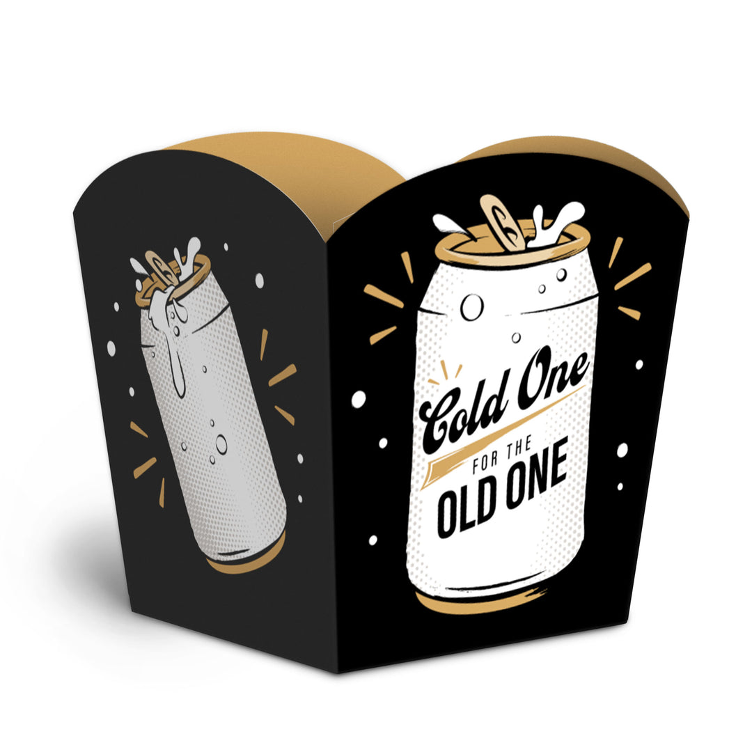 Cold One for the Old One Treat Boxes - 12 Ct